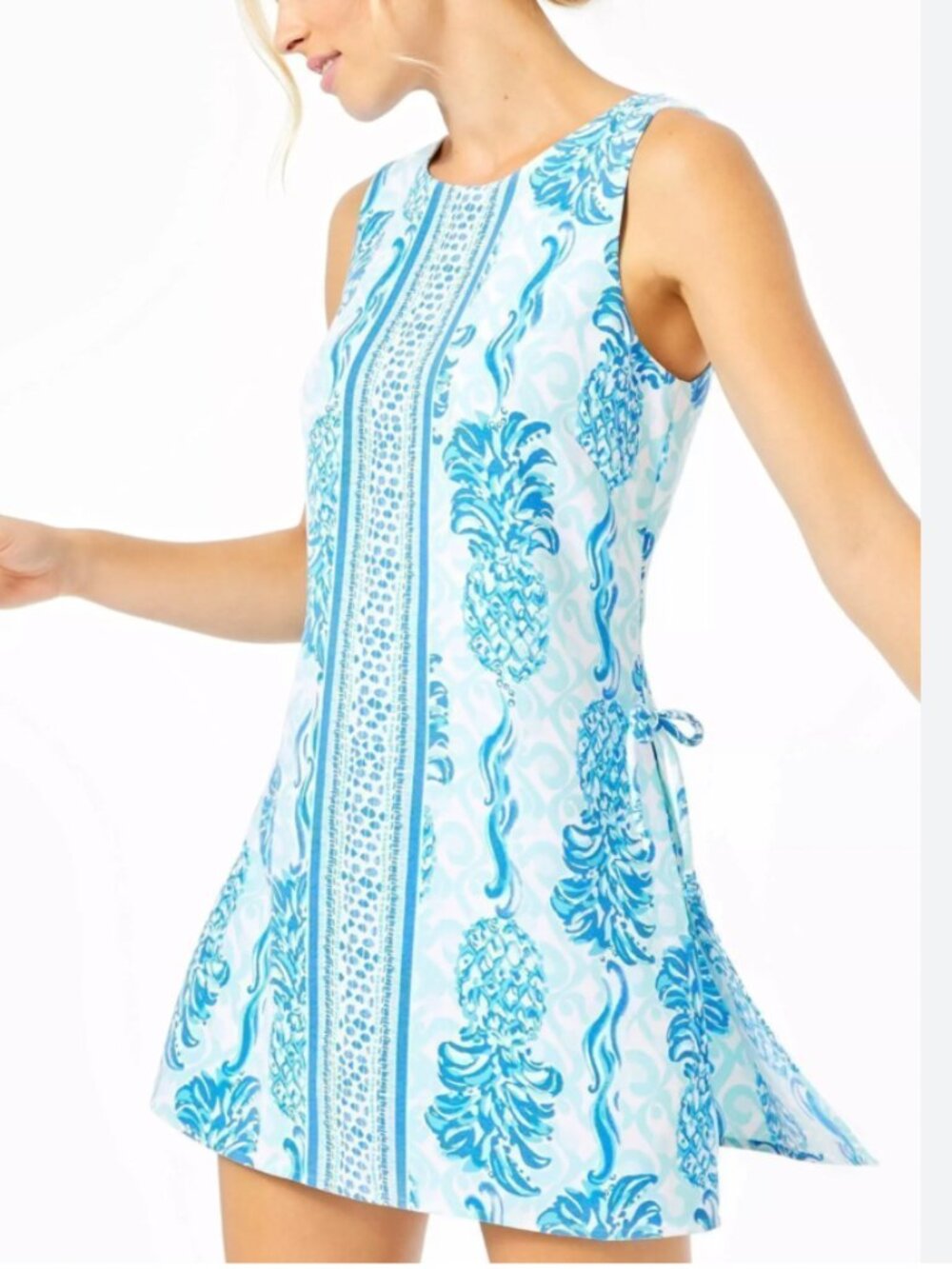 NWOT Lilly Pulitzer Donna romper dress Bennet Blue "Out of the Blue" Sz 4